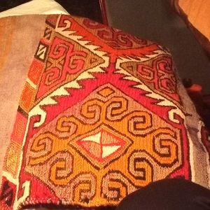 20th century Mongolian Hand stitched area rug  large